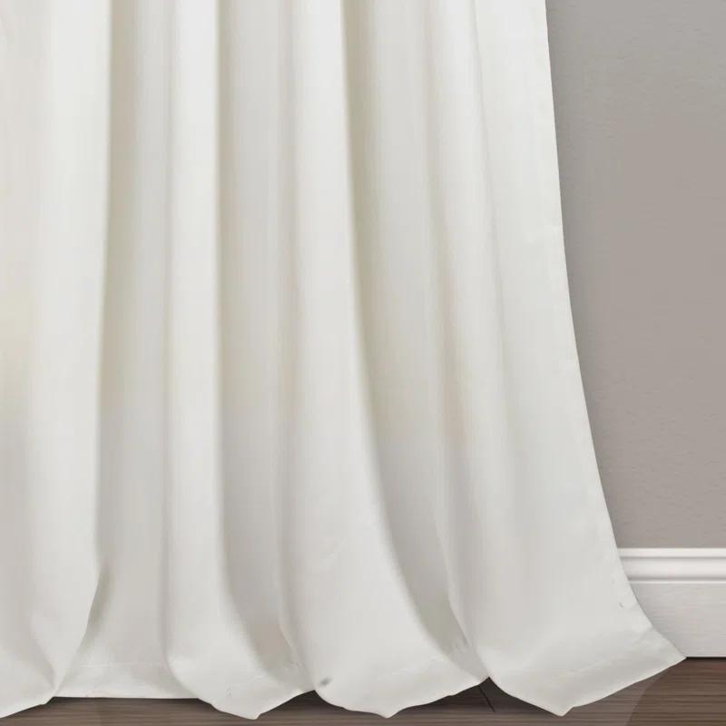Lush Decor Weeping Flowers Floral Room Darkening Thermal Rod Pocket Curtain Panels (Set of 2)