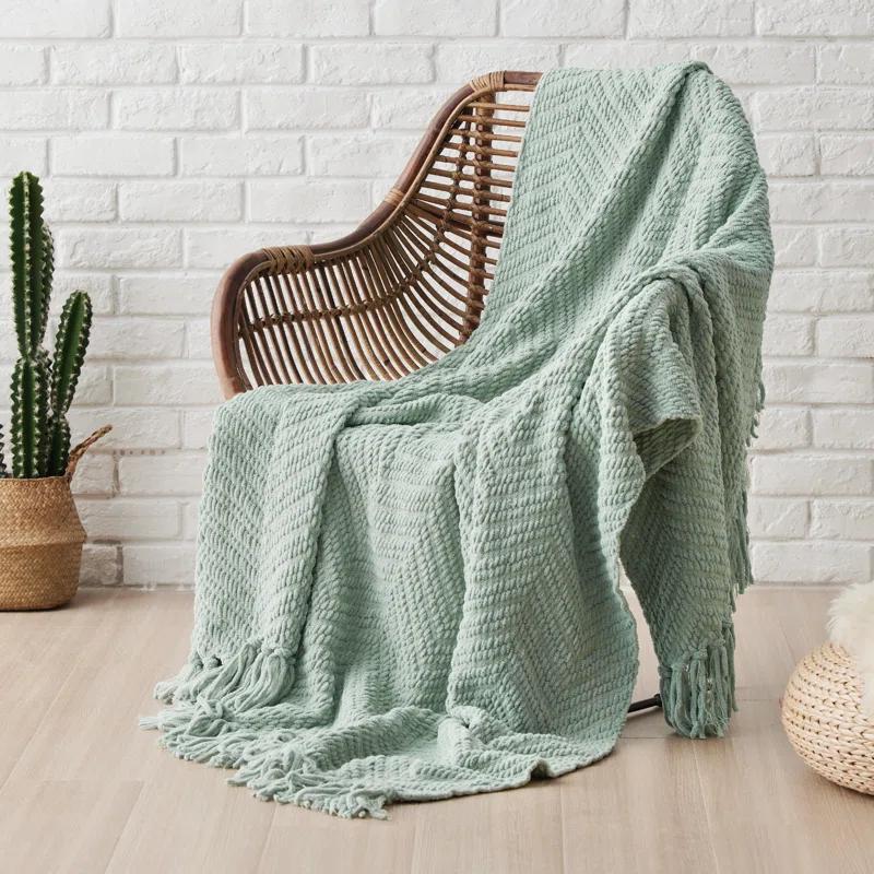 Bedsure Bedsure Knit Woven Blanket