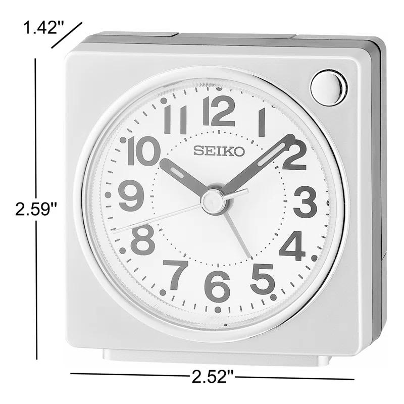 Seiko Fuji Analog Quartz Alarm Tabletop Clock