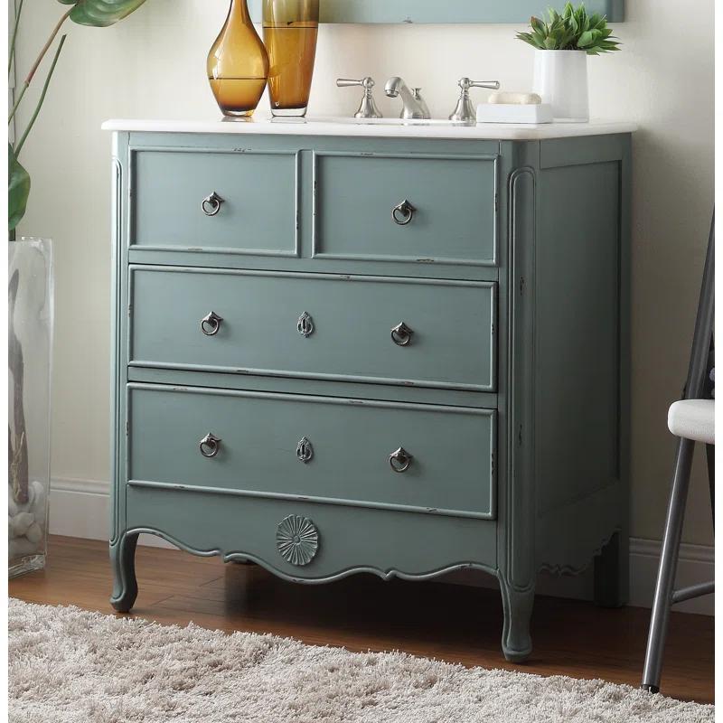 Canora Grey Medina 34'' Free Standing Single Bathroom Vanity Set