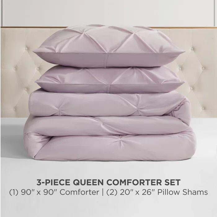 Juicy Couture Juicy Couture Kiss Pleat Plush Micromink Comforter Sets
