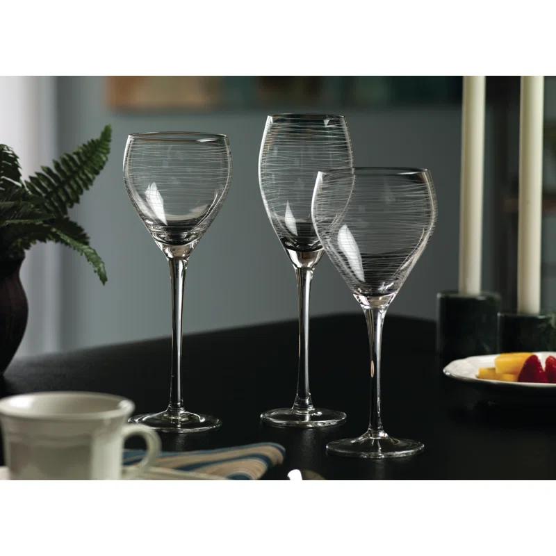 Qualia Glass Kacey-Mae 13 oz. Crystal Red Wine Glass (Set/4) (Set of 4)