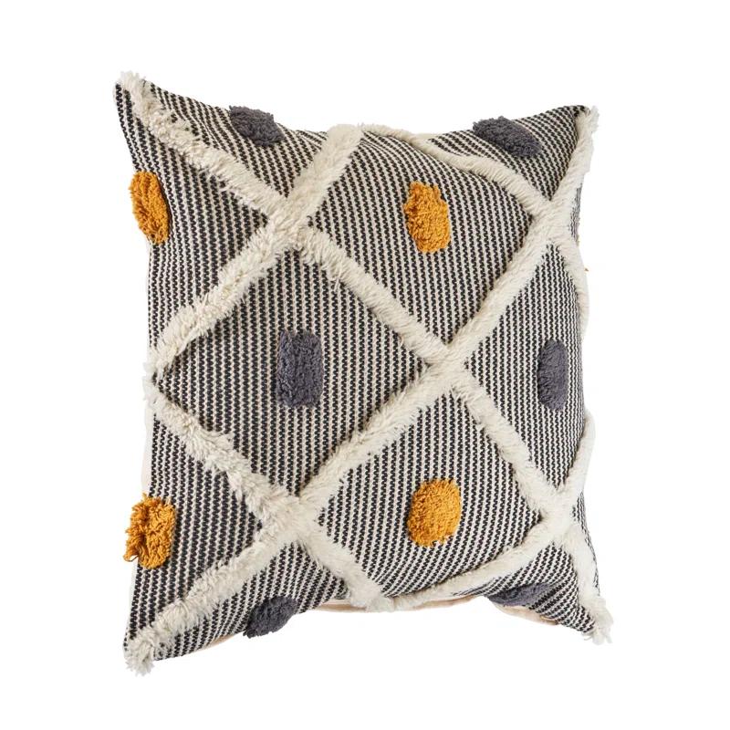 Rajani Home Throw Pillow Geometric Throw Pillow
