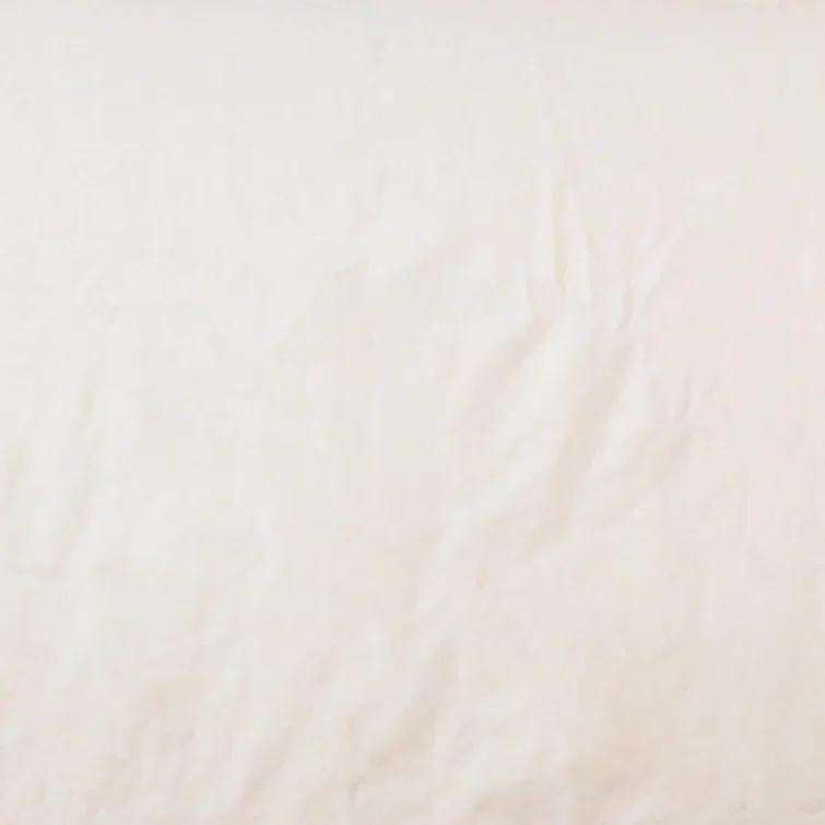 Whitney Queen Ivory Linen Upholstered Platform Bed with Headboard