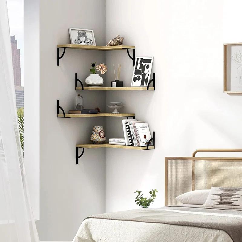 17 Stories 4 Piece Corner Shelf