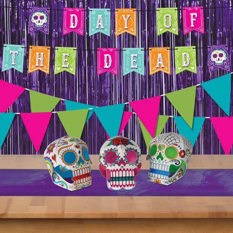 The Beistle Company Paper Day Of The Dead Banners