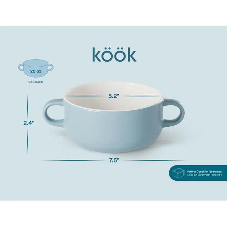 kook 18 oz. Soup Bowl Set (Set of 4)