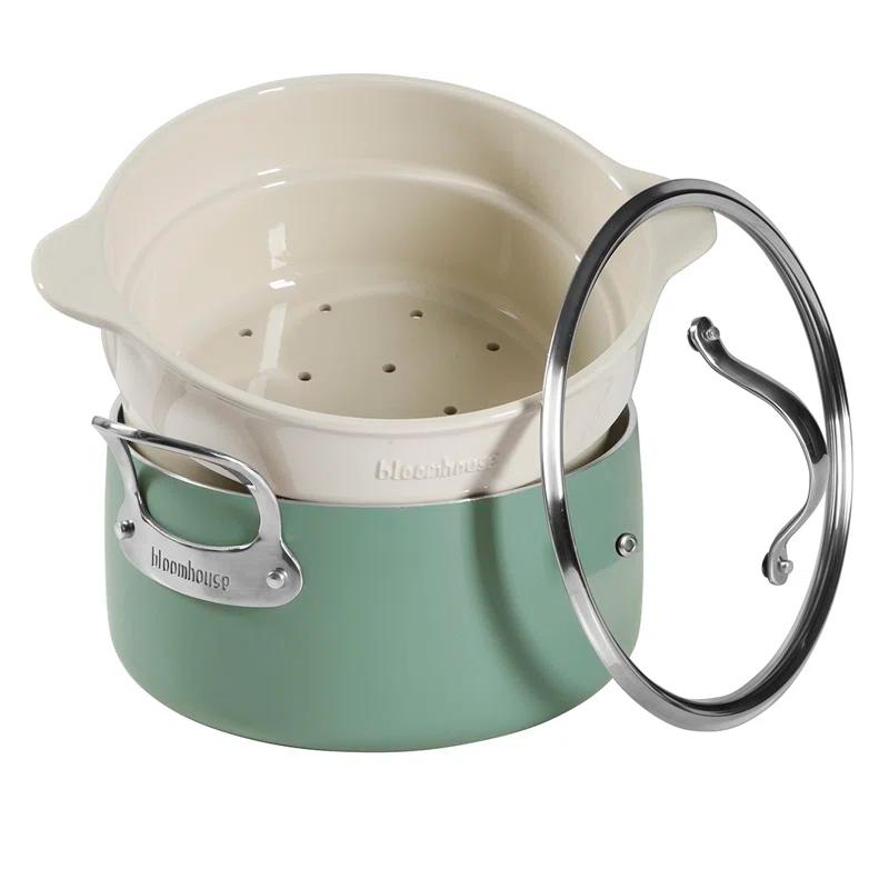 bloomhouse 6 Quarts Non-Stick Aluminum Round Dutch Set