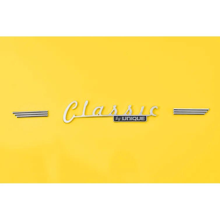 Unique Appliances Classic Retro 24 In 12 Cu.ft Bottom Mount Fridge Auto Defrost, Energy Star Certified, Counter Depth UGP-340L Y AC