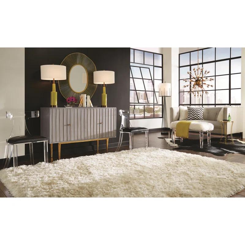 Crawford Faux Fur Upholstered Bench