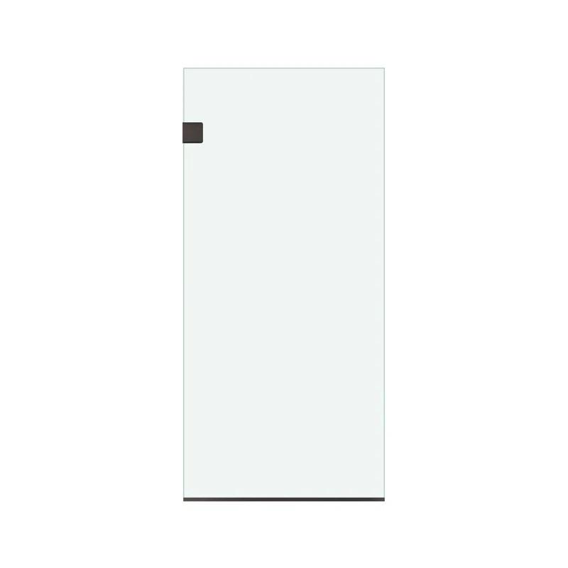 Fab Glass and Mirror MSD1-30-60OB Milan 30" W x 60" H Frameless Fixed Glass Panel