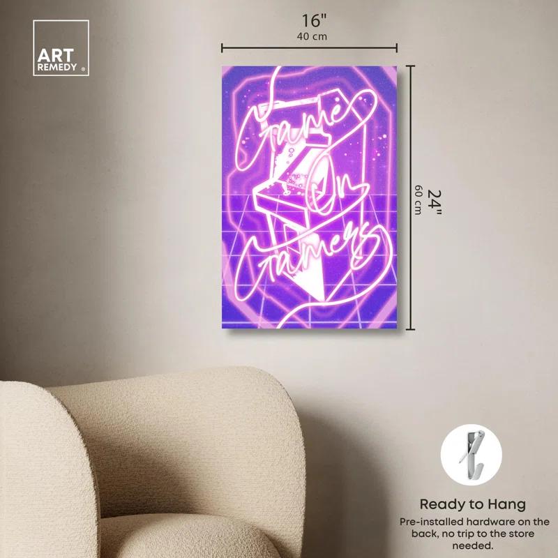 Art Remedy Game on Canvas Gamer Art Prints by Art Remedy