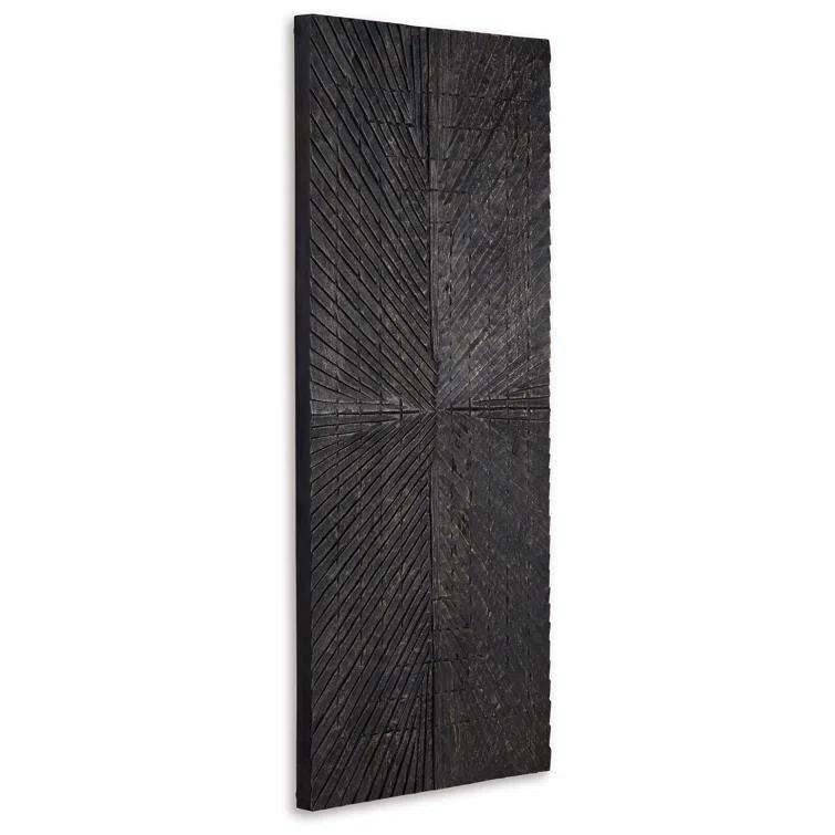 Millwood Pines Aseeb Abstract Wall Decor on Solid Wood