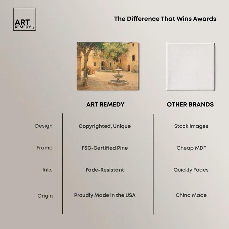 Art Remedy Historic Oasis Canvas Vintage Art Prints by Art Remedy