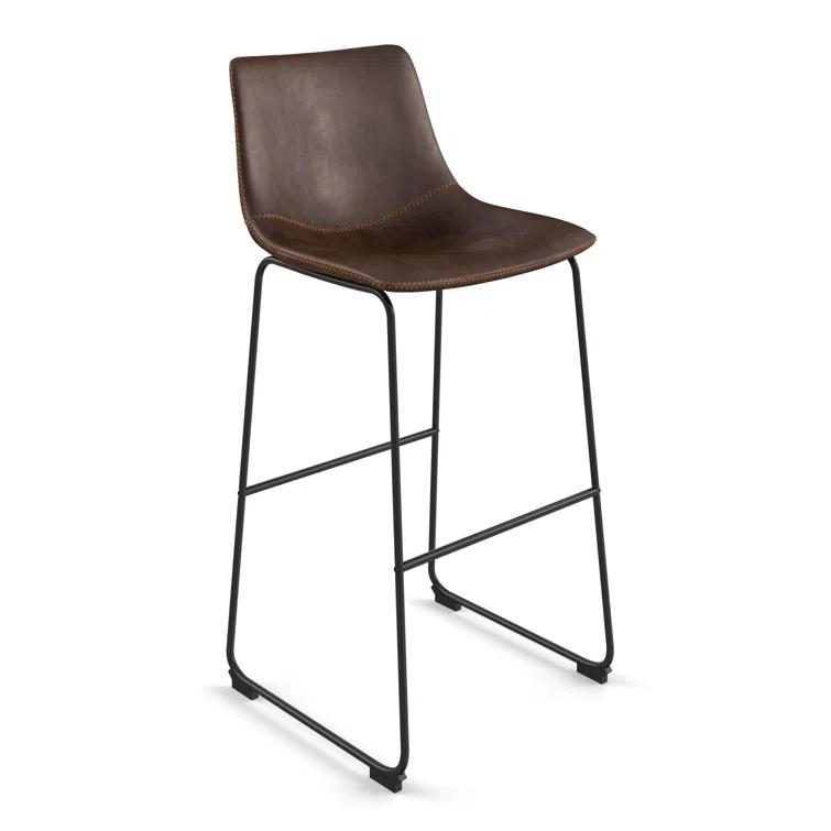 Nia Vegan Leather Bar & Counter Stool (Set of 2)