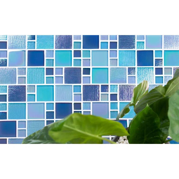 WS Tiles® Reflections Artista Glass Versailles Mosaic Sheet Tile