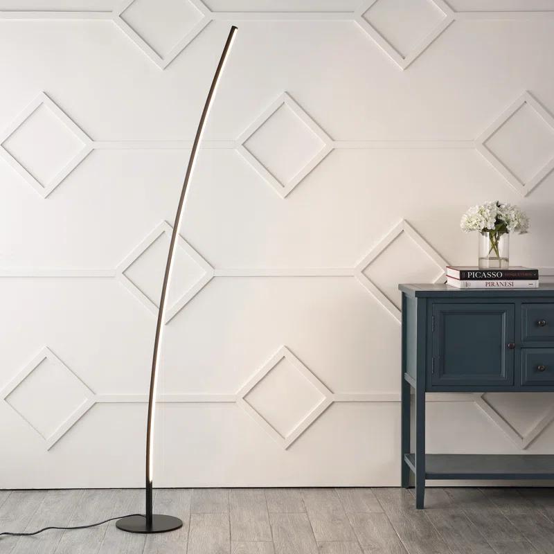 Jonathan Y Malthe 71'' Black LED Novelty Floor Lamp