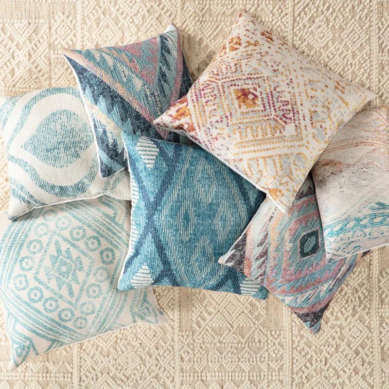 Nikki Chu Indoor/Outdoor Geometric Throw Pillow