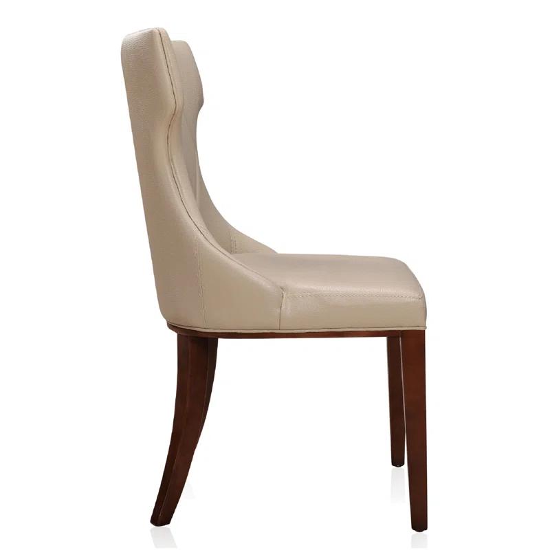 Rosdorf Park Reine Upholstered Wing Back Side chair (Set of 2)
