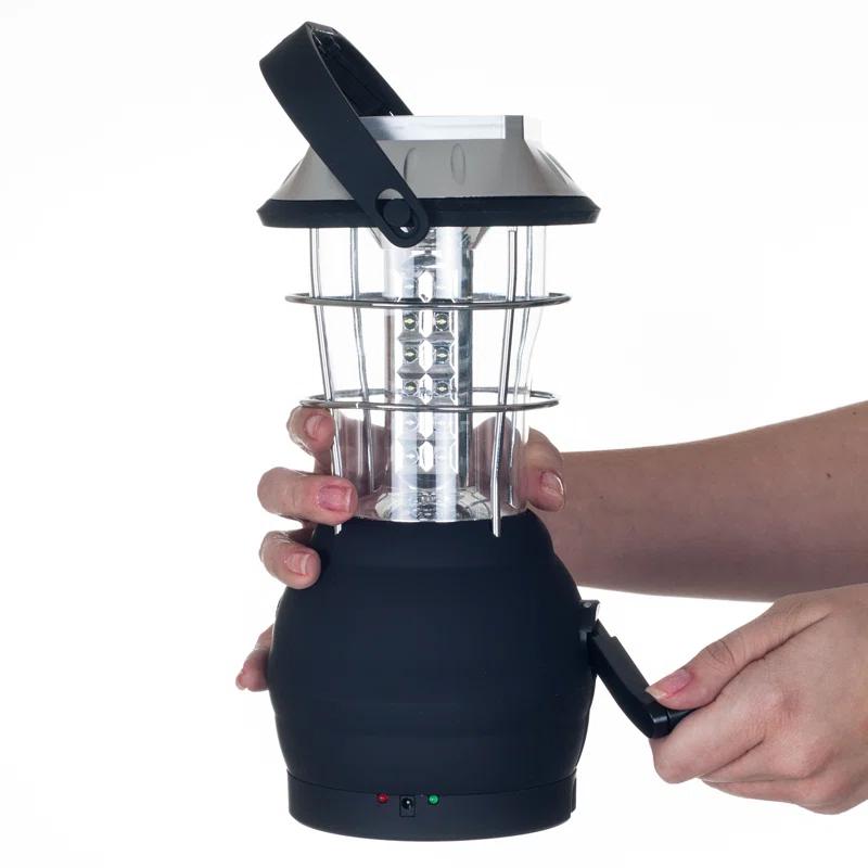 Whetstone Rechargeable Lantern or Battery-Operated LED Light for Camping - Solar Powered Lantern