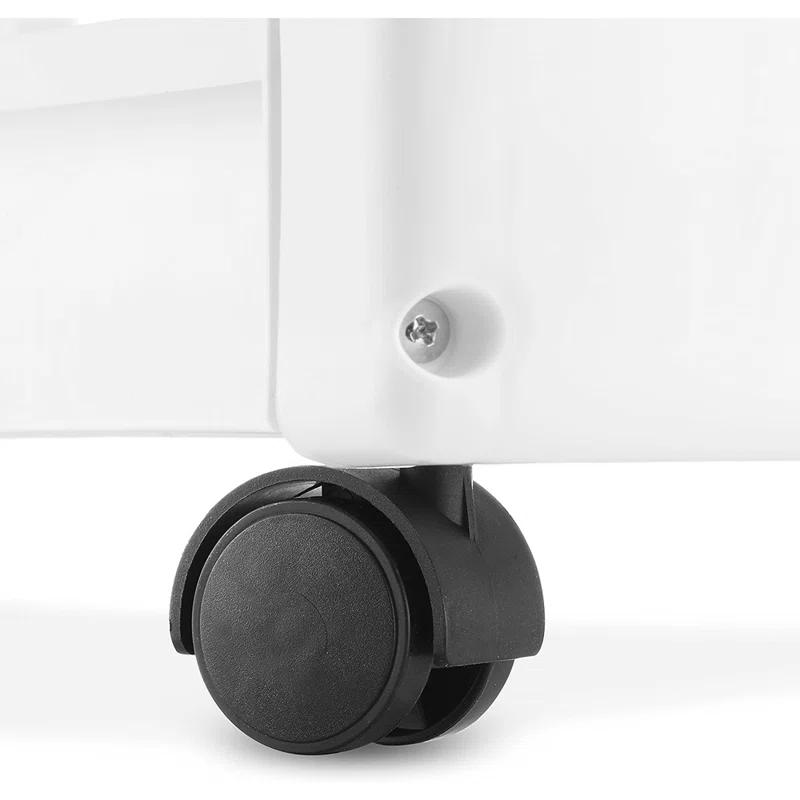 Whitmor, Inc Plastic Free Standing Laundry Cart with Wheels