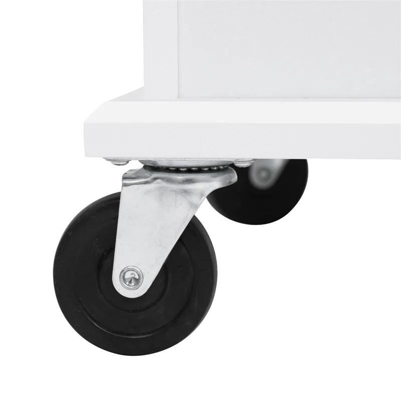 Kitchen Island With Drop Leaf, 53.9" Width Rolling Kitchen Cart On Wheels With Internal Storage Rack And 3 Tier Pull Out Cabinet Organizer, Kitchen Storage Cart With Spice Rack, Towel Rack