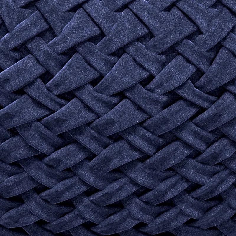 Simpli Home Grafton Velvet Pouf
