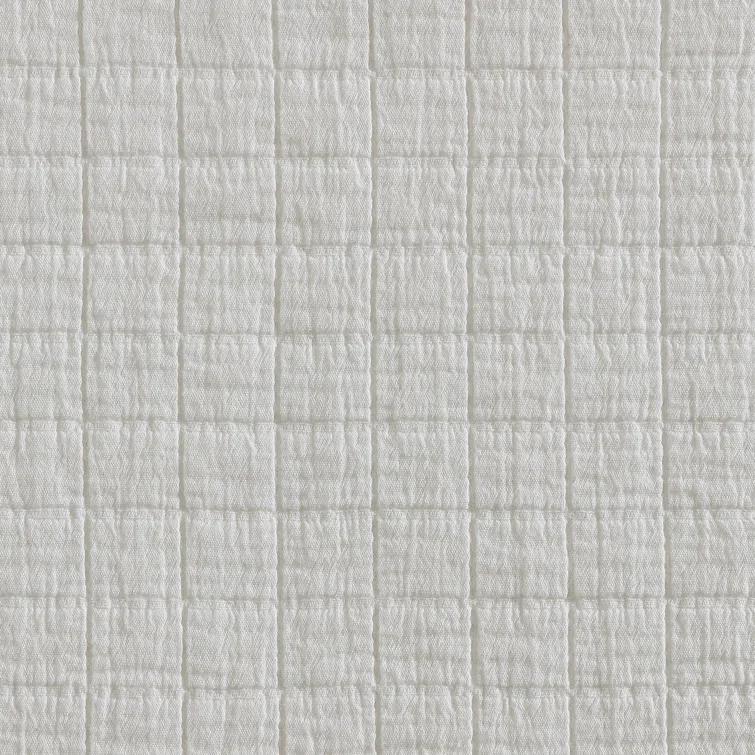 Calvin Klein Essential Garment Washed Solid Reversible Cotton Coverlet