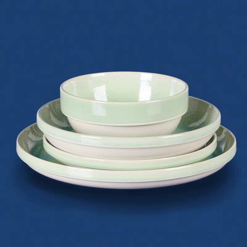 Banquette 16 Piece Stoneware Dinnerware Set - Service for 4