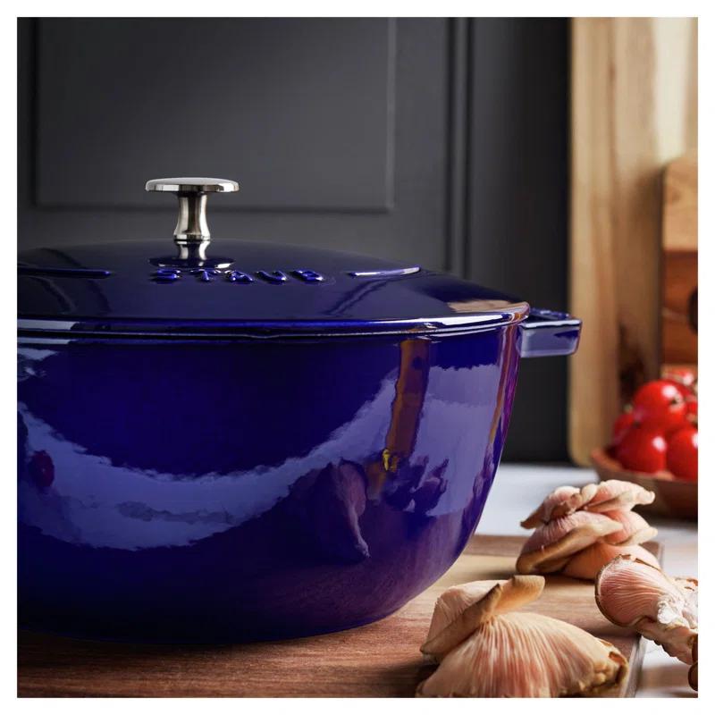 Staub ® Dark Blue Cast Iron 5-Qt. Essential French Oven