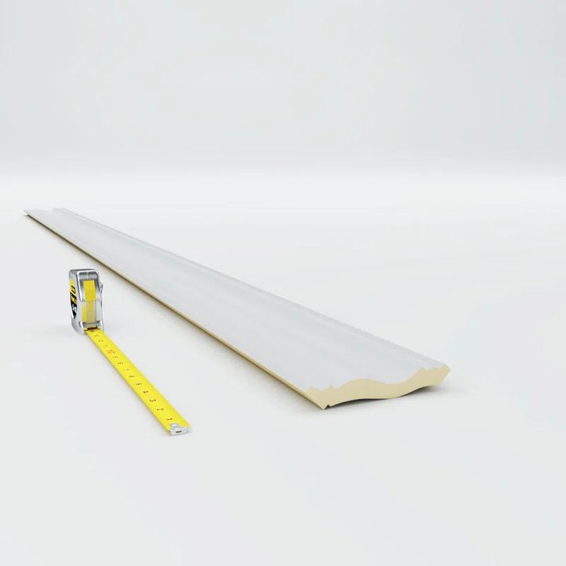 Ekena Millwork 4 7/8"H x 4 3/8"P x 6 1/2"F x 94 1/2"L Strasbourg Traditional Crown Moulding