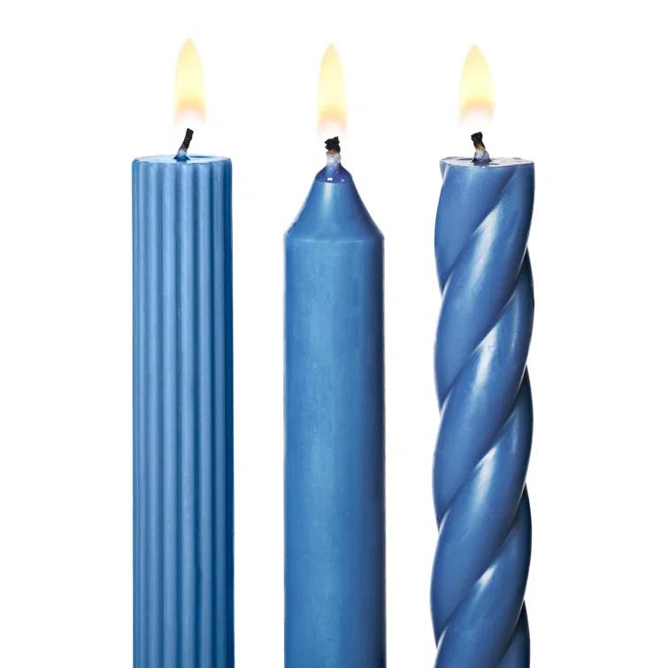 ILLUME Beautifully Done Unscented Assorted Candle Tapers 3-Pack