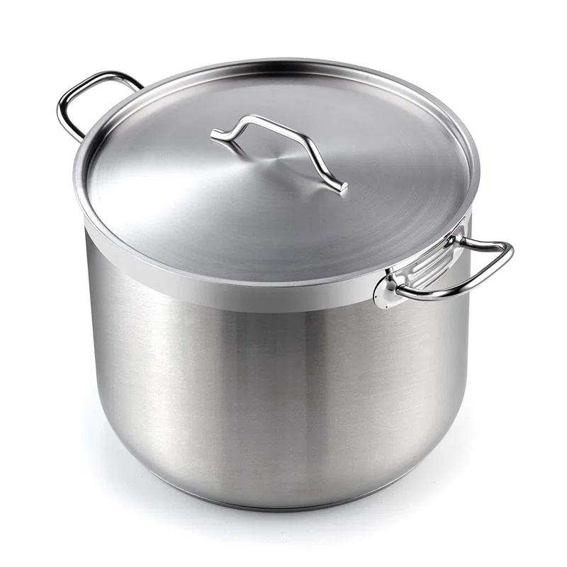 Cooks Standard Cooks Standard Professional Stainless Steel Stock Pot with Lid, Silver