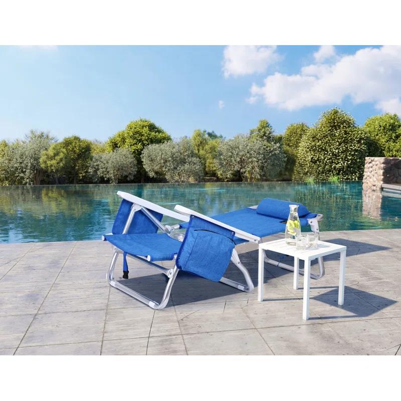 Tanyiah Folding Beach Chair (Set of 2)