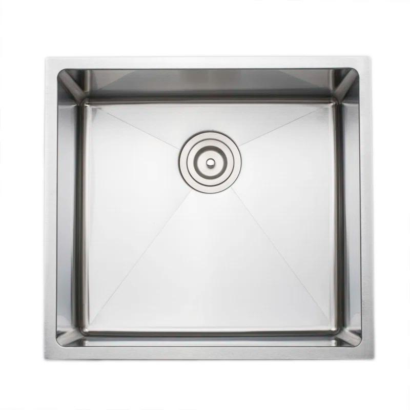 Wells Sinkware Chef's Series 20.5'' L Undermount Stainless Steel Kitchen Sink CSU2119-9