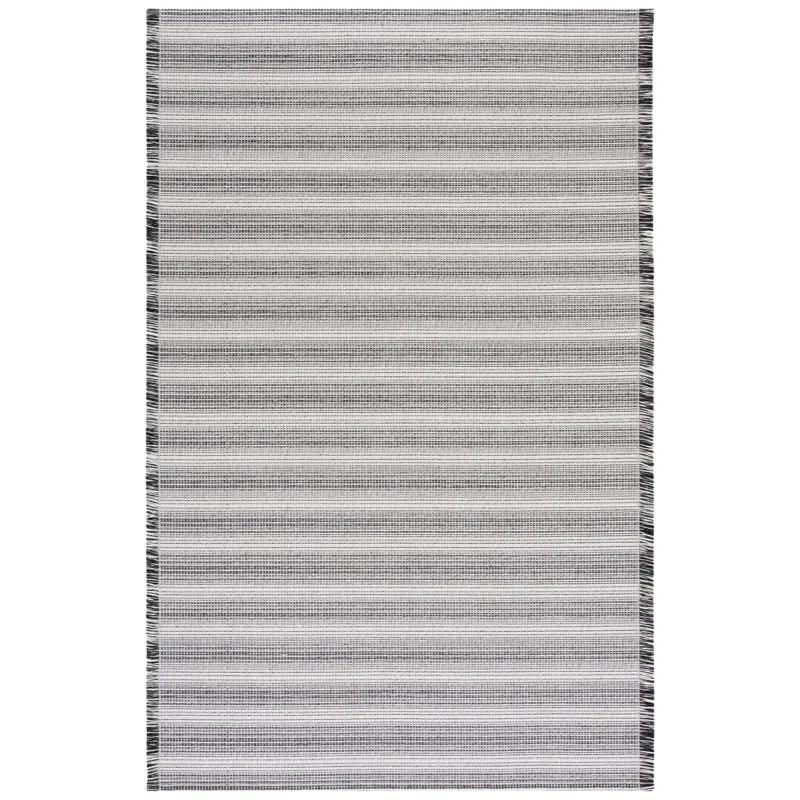 Gracie Oaks Leiner Performance Striped Rug