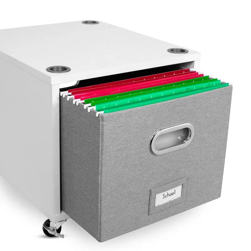 BirdRock Home 14.25'' Wide Mobile File Cabinet