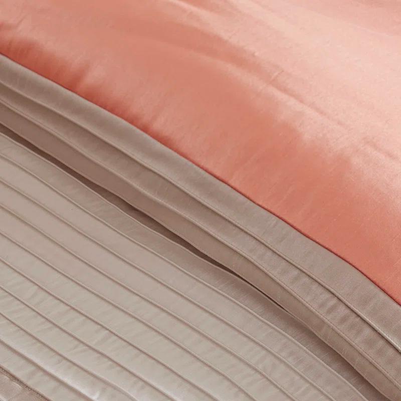 Madison Park Amherst 7 Piece Striped and Pleated Comforter Set