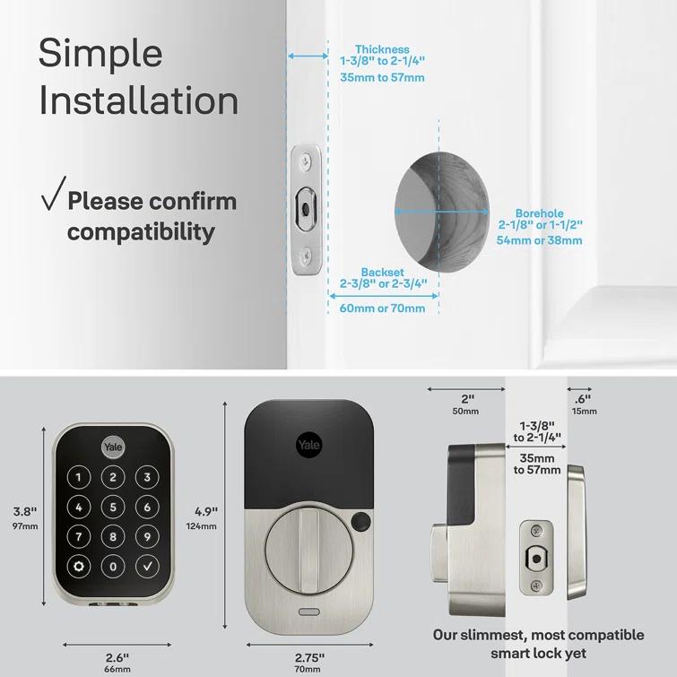 Yale Home Yale Assure Lock 2 Key-Free Touchscreen With Bluetooth
