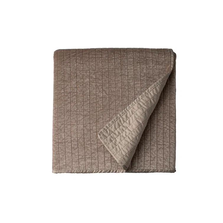 Lili Alessandra Aria Modern & Contemporary Velvet Coverlet