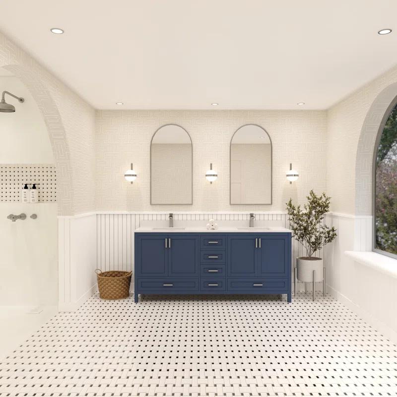 Ayna Decors Rooh 71 Double Bathroom Vanity Base Only