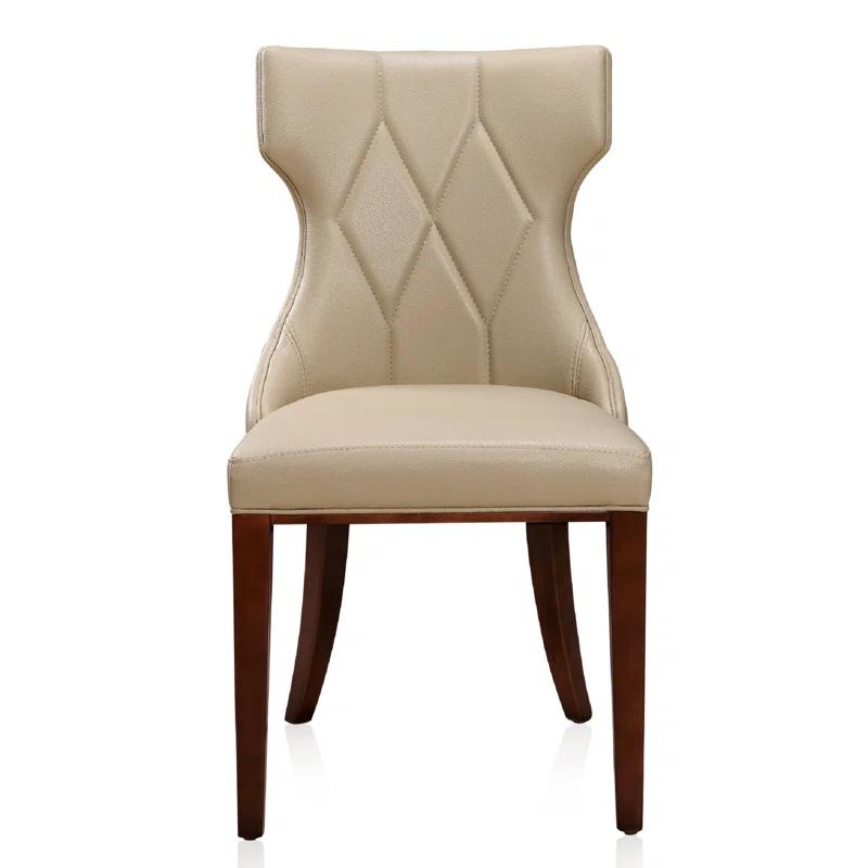 Rosdorf Park Reine Upholstered Wing Back Side chair (Set of 2)