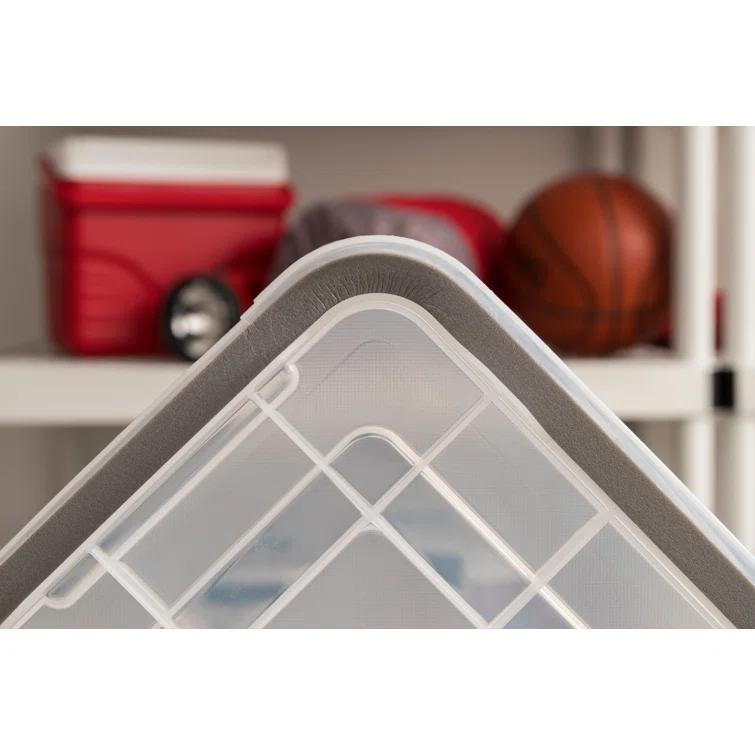 IRIS USA, Inc. 6.5 Qt./2 Gal. Weatherproof Storage Tote