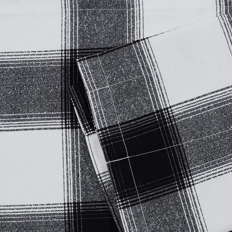 Eddie Bauer Eddie Bauer Canyon Plaid White Pole Top Window Valance