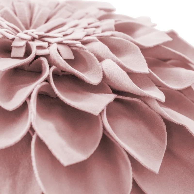 JWH 3D Floral Throw Pillow Floral Throw Pillow