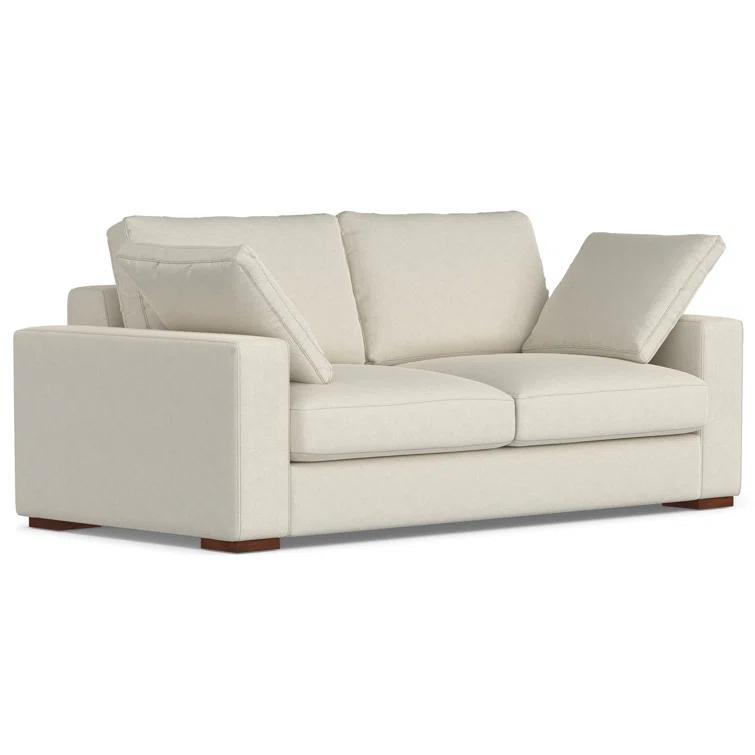 AllModern Tatum Deep Seater Sofa, Performance Fabric Couch for Living Room, Stain-Resistant Contemporary Sofa
