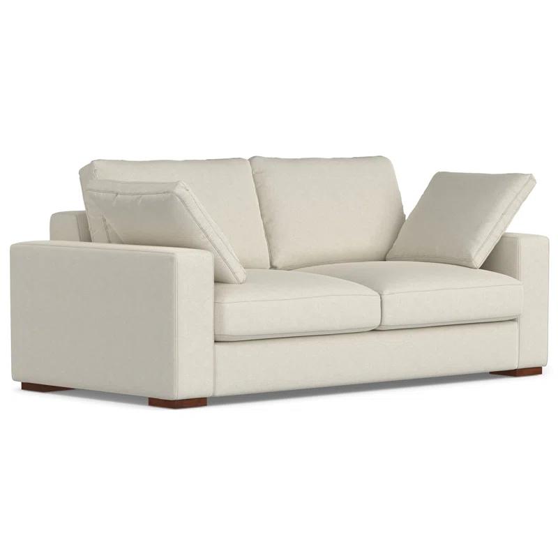 AllModern Tatum Deep Seater Sofa, Performance Fabric Couch for Living Room, Stain-Resistant Contemporary Sofa