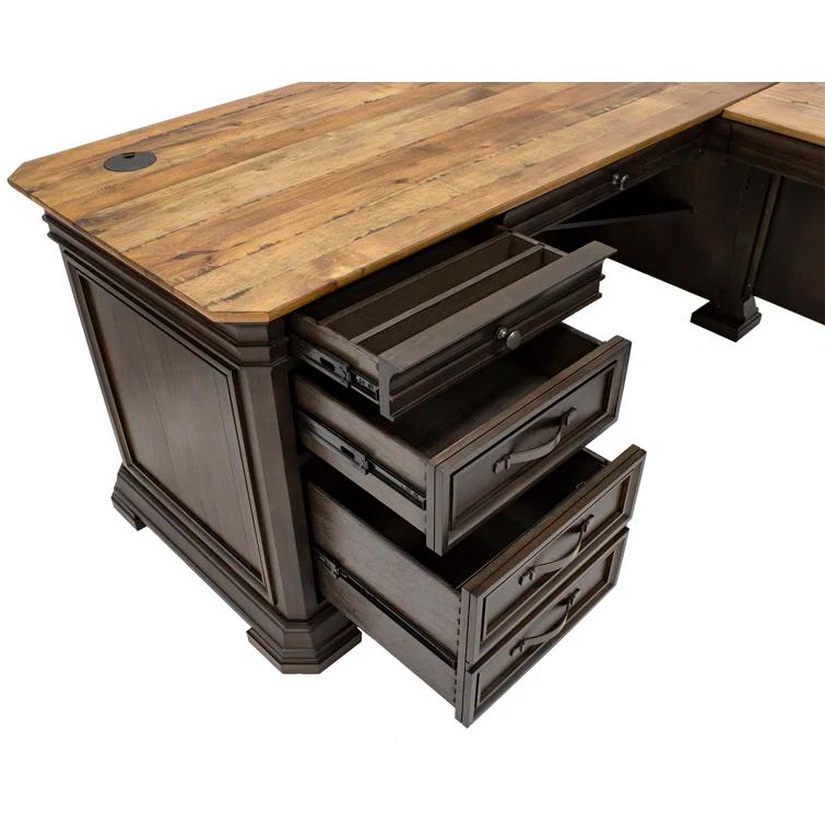 Rosalind Wheeler Carror L-Shaped Executive Desk
