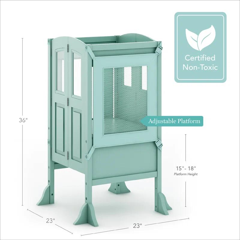 Martha Stewart Martha Stewart Living & Learning Kids' Kitchen Helper Foldable Step Stool