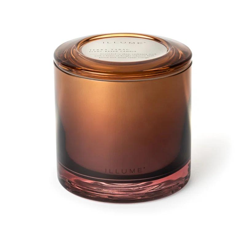 ILLUME Beautifully Done Essentials Terra Tabac Statement Glass Scented Candle